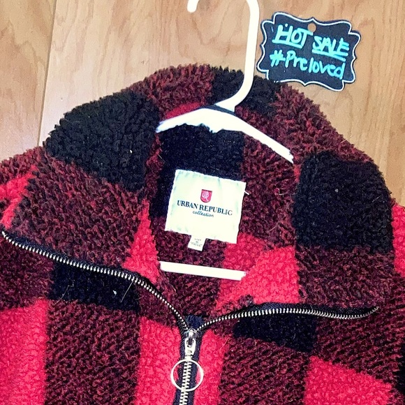 Urban Republic Sherpa 1/2 Zip Jacket - Picture 2 of 11